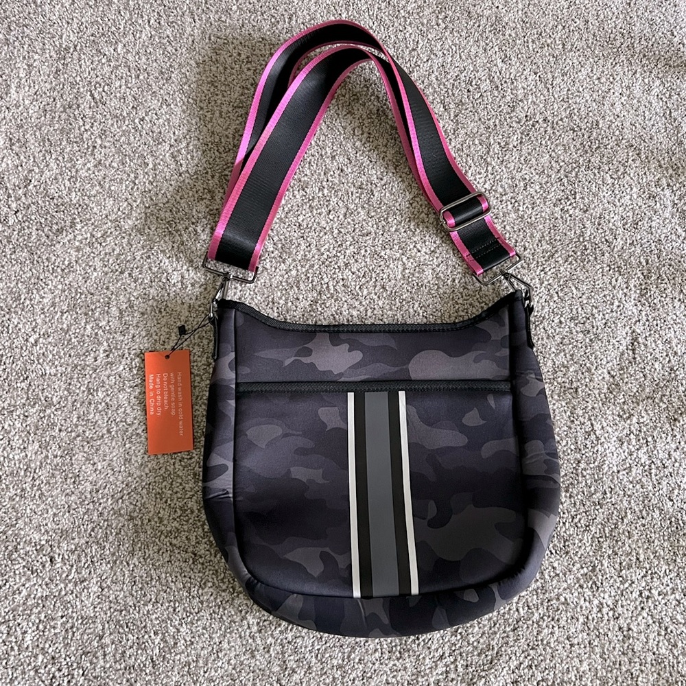 Haute Shore neoprene crossbody. NWT.